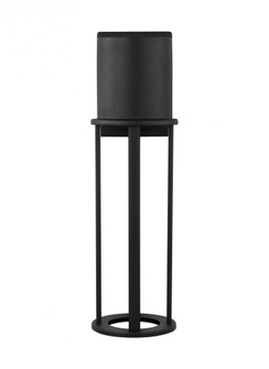 Union modern LED outdoor exterior open cage large wall lantern in black finish (7725|8745893S-12)