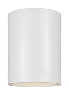 Outdoor Cylinders One Light Outdoor Ceiling Flush Mount (7725|7813801EN3-15)