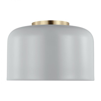 Malone transitional 1-light LED indoor dimmable small ceiling flush mount in matte grey finish with (7725|7505401EN3-118)