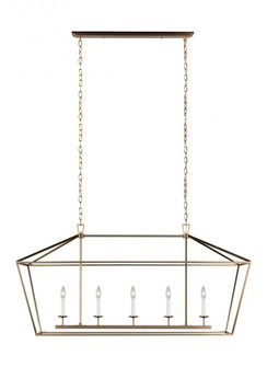 Dianna Five Light Medium Linear Chandelier (7725|6692605EN-848)