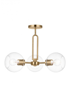 Three Light Semi-Flush Convertible Pendant (7725|7755703EN7-848)