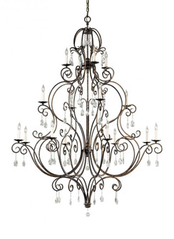 Extra Large Chandelier (38|F2110/8+4+4MBZ)