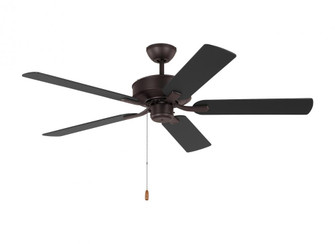 Linden 52'' traditional indoor bronze ceiling fan with reversible motor (38|5LD52BZ)