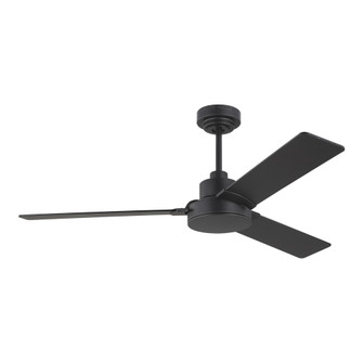 Jovie 52'' Indoor/Outdoor Midnight Black Ceiling Fan with Wall Control and Manual Reversible Moto (38|3JVR52MBK)