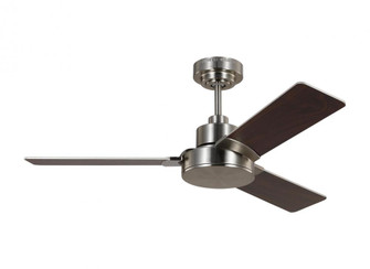 Jovie 44'' Indoor/Outdoor Brushed Steel Ceiling Fan with Wall Control and Manual Reversible Motor (38|3JVR44BS)