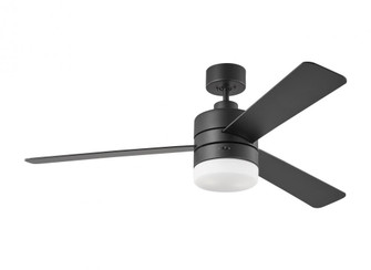 Era 52'' Dimmable LED Indoor/Outdoor Midnight Black Ceiling Fan with Light Kit, Remote Control an (38|3ERAR52MBKD)