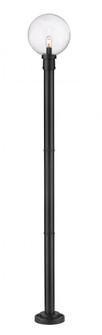 1 Light Outdoor Post Mounted Fixture (276|599PHB-567P-BK)