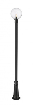 1 Light Outdoor Post Mounted Fixture (276|599PHB-519P-BK)