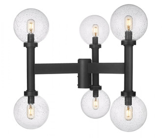 6 Light Outdoor Post Mount Fixture (276|599MP6-BK)