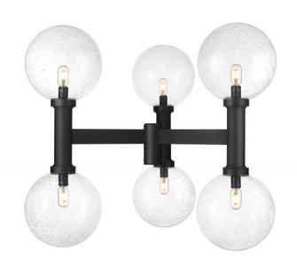 6 Light Outdoor Post Mount Fixture (276|599BP6-BK)