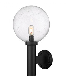 1 Light Outdoor Wall Light (276|599B-BK)