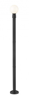 1 Light Outdoor Post Mounted Fixture (276|597PHM-567P-BK)