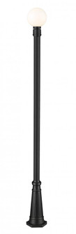1 Light Outdoor Post Mounted Fixture (276|597PHM-519P-BK)