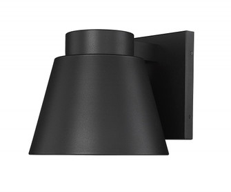 1 Light Outdoor Wall Light (276|544B-BK-LED)