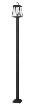 2 Light Outdoor Post Mounted Fixture (276|521PHMS-536P-BK)