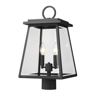 2 Light Outdoor Post Mount Fixture (276|521PHMR-BK)