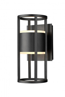 2 Light Outdoor Wall Light (276|517S-BK-LED)
