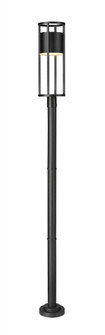 1 Light Outdoor Post Mounted Fixture (276|517PHB-567P-BK-LED)