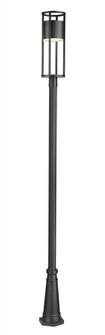 1 Light Outdoor Post Mounted Fixture (276|517PHB-519P-BK-LED)