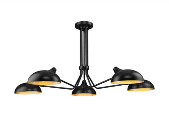 5 Light Semi Flush Mount (276|1942-5SF-MB)