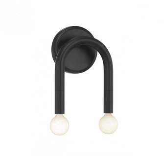 2-Light Wall Sconce in Matte Black (8483|M90099MBK)