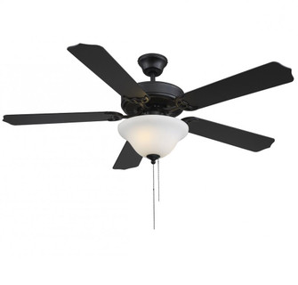 52'' 2-Light Ceiling Fan in Matte Black (8483|M2018MBKRV)