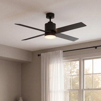 52'' LED Ceiling Fan in Matte Black (8483|M2015MBK)