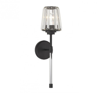 Garnet 1-Light Wall Sconce in Matte Black (128|9-6001-1-89)
