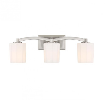 Whitney 3-Light Bathroom Vanity Light in Satin Nickel (128|8-7710-3-SN)