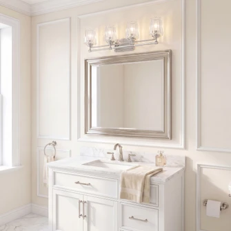 Garnet 4-Light Bathroom Vanity Light in Polished Nickel (128|8-6001-4-109)