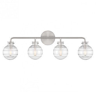 Mason 4-Light Bathroom Vanity Light in Satin Nickel (128|8-4300-4-SN)