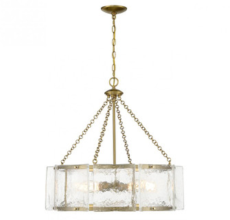 Genry 5-Light Pendant in Warm Brass (128|1-8200-5-322)