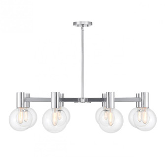 Wright 8-Light Chandelier in Chrome (128|1-3074-8-11)