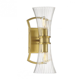 Bennington 2-Light Wall Sconce in Warm Brass (128|9-9702-2-322)