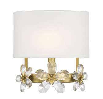 Dahlia 1-Light Wall Sconce in Warm Brass (128|9-4364-1-322)