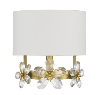 Dahlia 1-Light Wall Sconce in Warm Brass (128|9-4364-1-322)