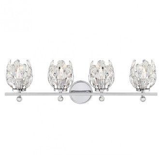 Moreno 4-Light Bathroom Vanity Light in Chrome (128|8-6601-4-11)