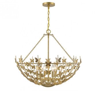 Birch 6-Light Pendant in Burnished Brass (128|7-4199-6-171)
