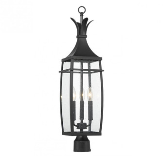 Montpelier 3-Light Outdoor Post Lantern in Matte Black (128|5-769-BK)