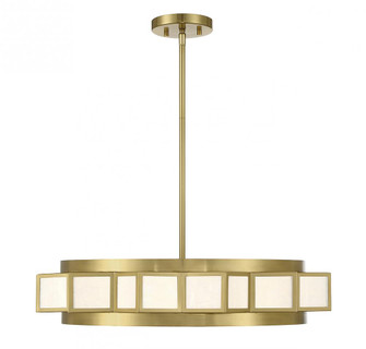 Gideon 4-Light Chandelier in Warm Brass (128|1-3167-4-322)