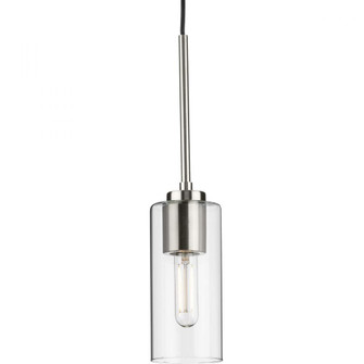 Cofield Collection One-Light Brushed Nickel Transitional Pendant (149|P500403-009)