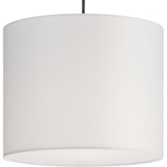 Markor Collection One-Light White Linen Shade Transitional Pendant (149|P500386-195)