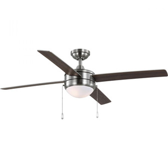 McLennan II Collection 52 in. Four-Blade Brushed Nickel Transitional Ceiling Fan with LED Light Kit (149|P250089-009-WB)