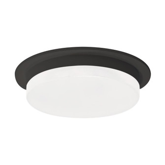 Stockton 6-in Black Dimmable LED Flush Mount (461|FM42706-BK)