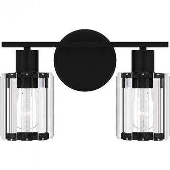 Isla 2-Light Matte Black Vanity Light (26|PCILA8612MBK)