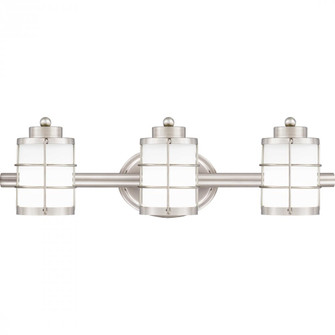 Hazlett 3-Light Brushed Nickel Vanity Light (26|HZT8623BN)