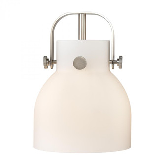 Pilaster II Bell - 7 inch - Cased Matte White Glass (3442|G412-6WH)