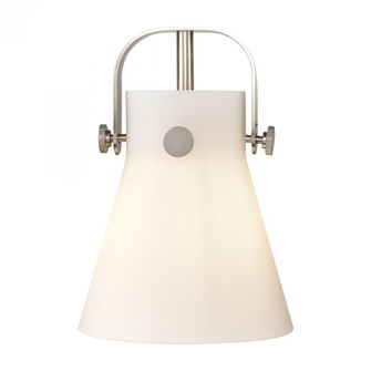 Pilaster II Cone - 7 inch - Cased Matte White Glass (3442|G411-6WH)