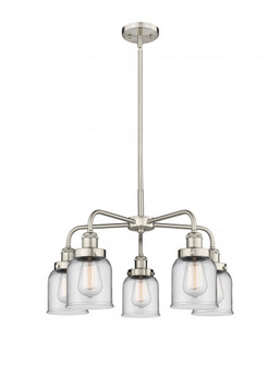 Edison - 5 Light - 24 inch - Satin Nickel - Chandelier (3442|916-5CR-SN-G52)
