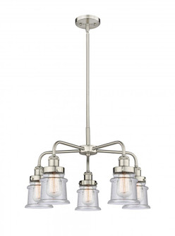 Canton - 5 Light - 24 inch - Satin Nickel - Chandelier (3442|916-5CR-SN-G184S)